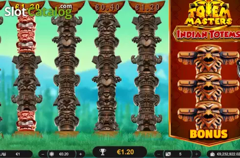 Скрин3. Totem Masters Indian Totems слот
