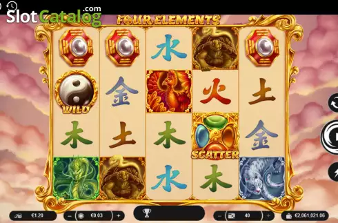 Скрин2. Four Elements слот