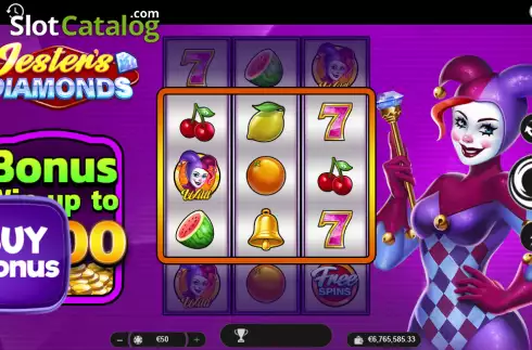 Скрин2. Jester's Diamonds слот