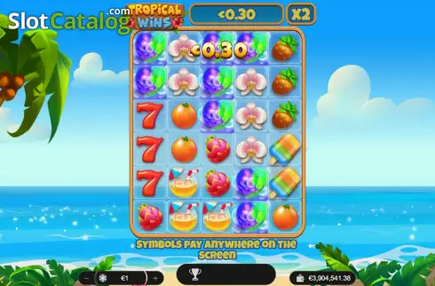 Скрин3. Tropical Wins слот