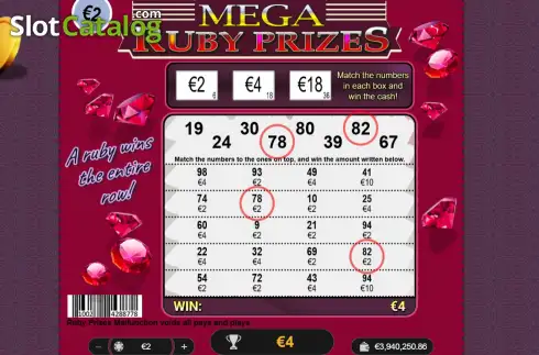 Скрин3. Ruby Prizes слот