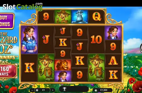 Скрин2. The Wizard of Oz Megaways слот