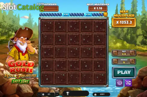 Скрин2. Gold Rush River Treasure слот