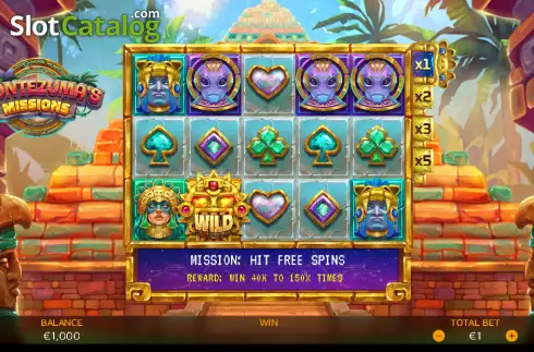 Скрин2. Montezuma's Missions слот