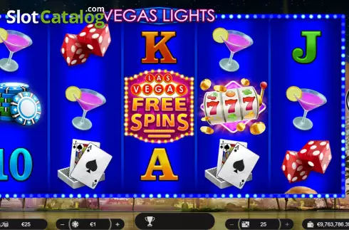 Скрин2. Vegas Lights (Spinoro) слот