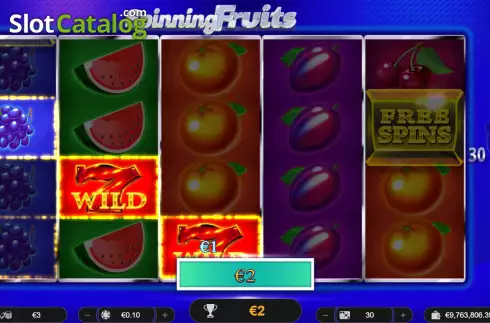 Скрин3. Spinning Fruits (Spinoro) слот