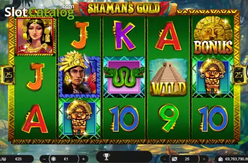 Скрин2. Shaman's Gold слот