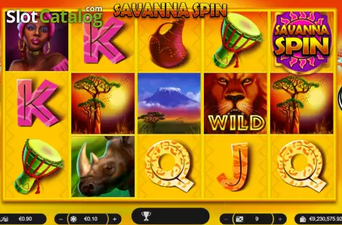 Скрин2. Savanna Spin слот