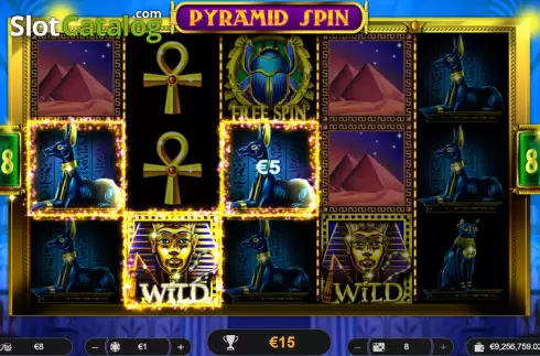 Скрин3. Pyramid Spin слот