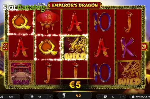 Скрин3. Emperor's Dragon слот
