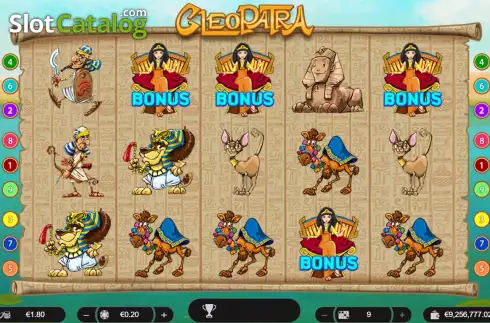 Скрин2. Cleopatra (Spinoro) слот