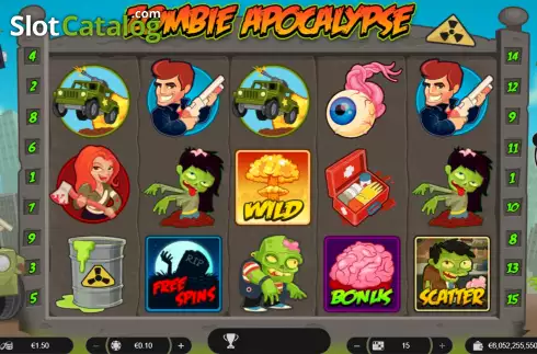Скрин2. Zombie Apocalypse (Spinoro) слот
