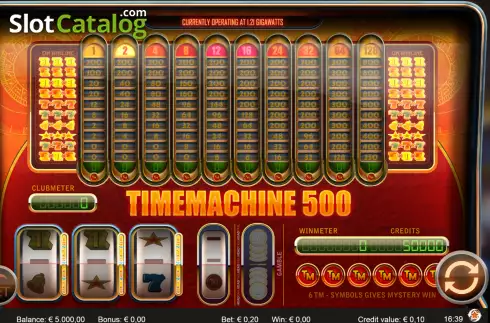 Скрин2. TimeMachine500 слот