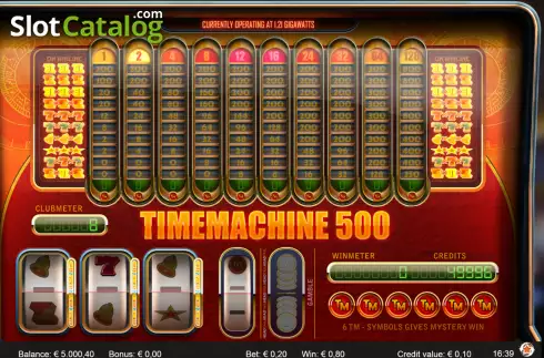 Скрин3. TimeMachine500 слот