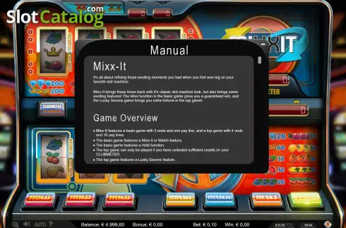 Скрин3. Mixxit слот