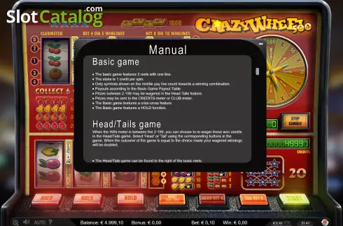 Скрин3. Crazy Wheel 500 слот
