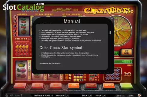 Скрин4. Crazy Wheel 500 слот