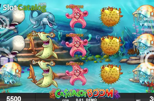 Скрин2. Cashalot Boom (Spinthon) слот