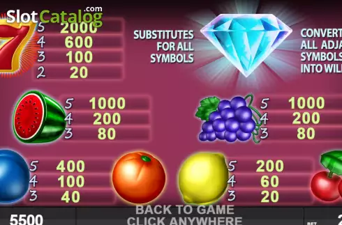 Скрин6. Diamond Luster слот