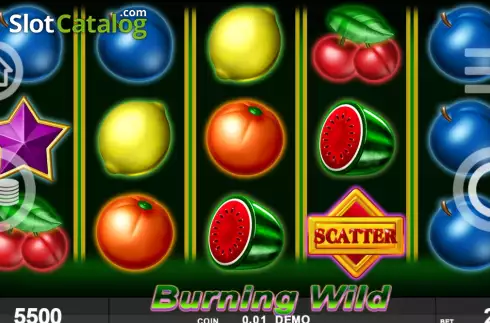 Скрин2. Burning Wild (Spinthon) слот