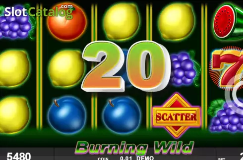 Скрин3. Burning Wild (Spinthon) слот