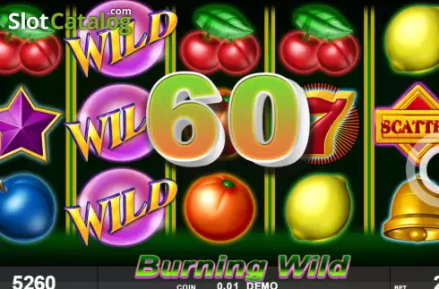 Скрин4. Burning Wild (Spinthon) слот