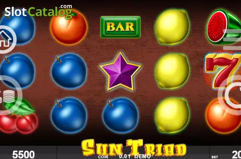 Скрин2. Sun Triad слот