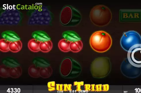 Скрин3. Sun Triad слот