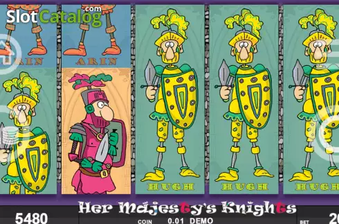 Скрин2. Her Majesty's Knights слот