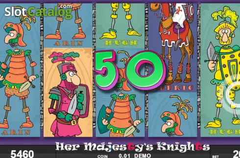 Скрин3. Her Majesty's Knights слот