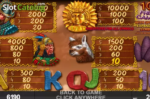 Скрин6. Temple of the Sun слот