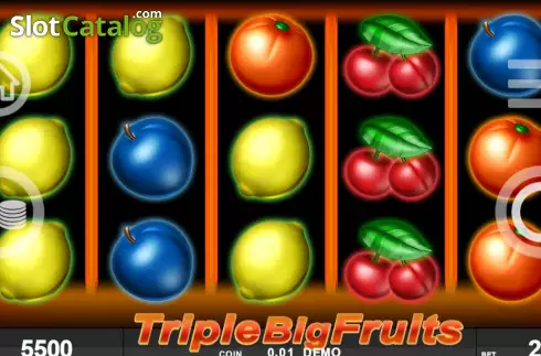 Скрин2. Triple Big Fruits слот