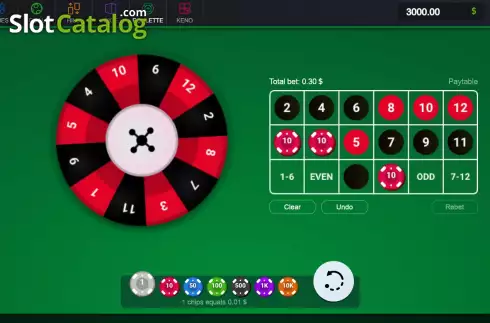 Скрин3. Mini Roulette (Spribe) слот