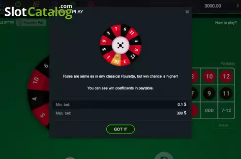 Скрин5. Mini Roulette (Spribe) слот