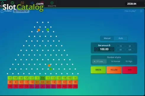 Скрин4. Plinko (Spribe) слот