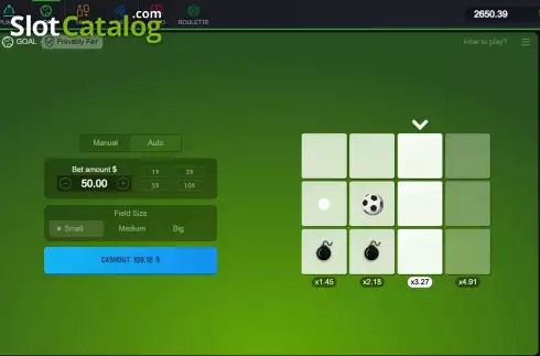 Скрин3. Goal (Spribe) слот