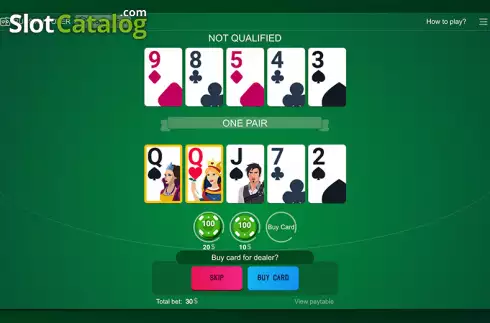 Скрин2. Russian Poker (Spribe) слот