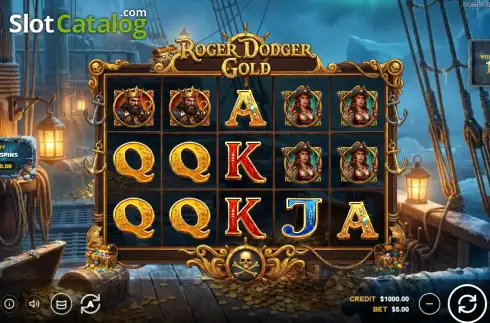 Скрин2. Roger Dodger Gold слот