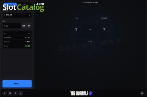 Скрин2. Casino War (Stake Originals) слот