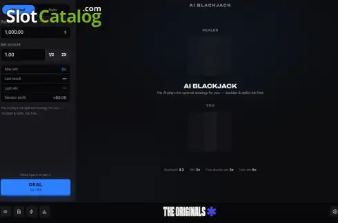 Скрин2. AI Blackjack слот