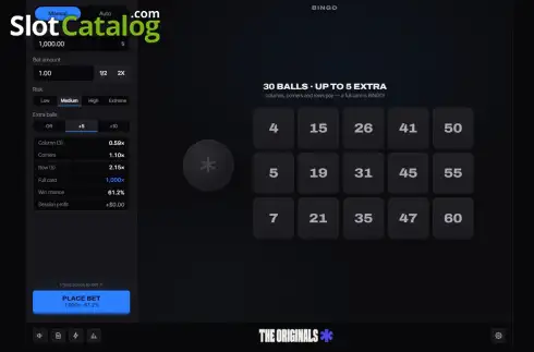 Скрин2. Bingo (The Originals) слот