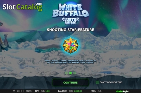 Скрин5. White Buffalo Cluster Wins слот