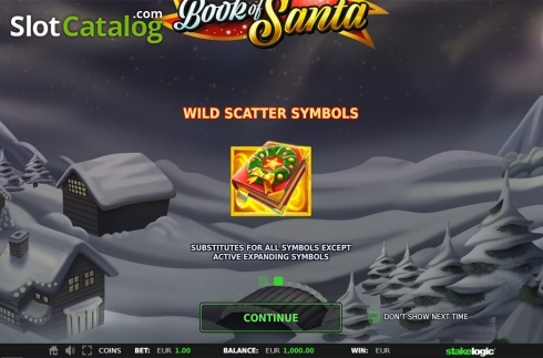 Скрин3. Book of Santa (StakeLogic) слот