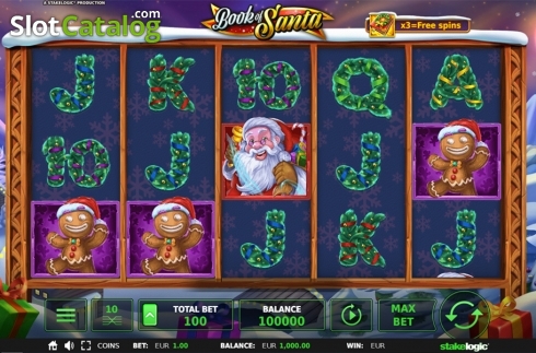 Скрин4. Book of Santa (StakeLogic) слот