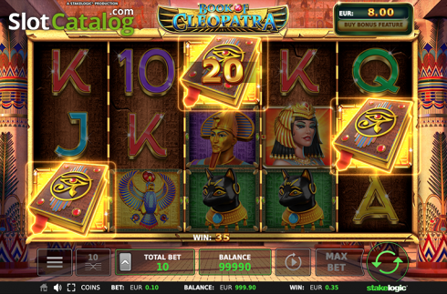 Скрин4. Book of Cleopatra слот