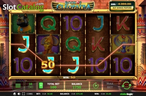 Скрин3. Book of Cleopatra слот