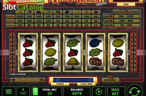 Скрин3. Grand Slam Deluxe слот