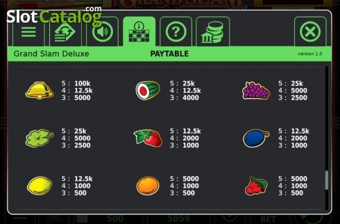 Скрин8. Grand Slam Deluxe слот