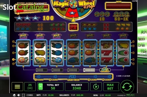 Скрин5. Magic Wheel 4 Player слот