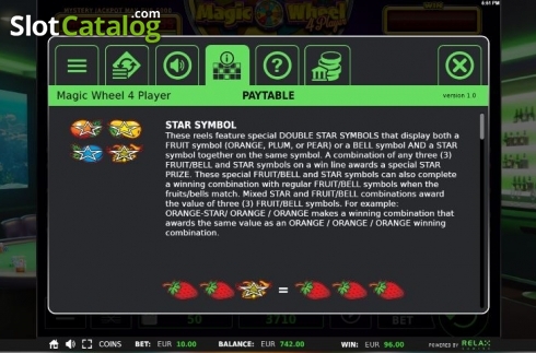 Скрин7. Magic Wheel 4 Player слот